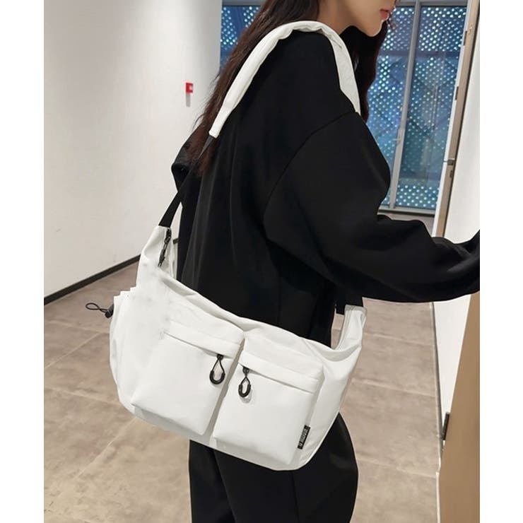 マルチポケットショルダーバッグナイロン鞄 | SUNSHINE CLOSET | 詳細画像7 