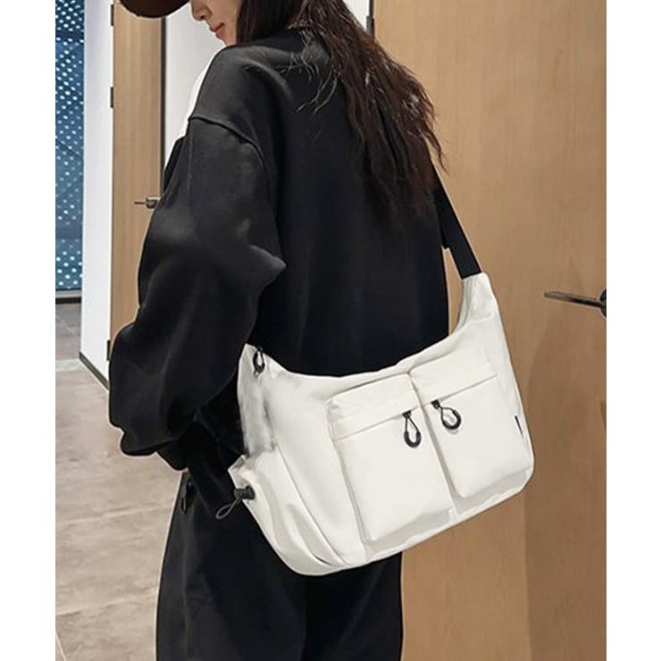 マルチポケットショルダーバッグナイロン鞄 | SUNSHINE CLOSET | 詳細画像8 