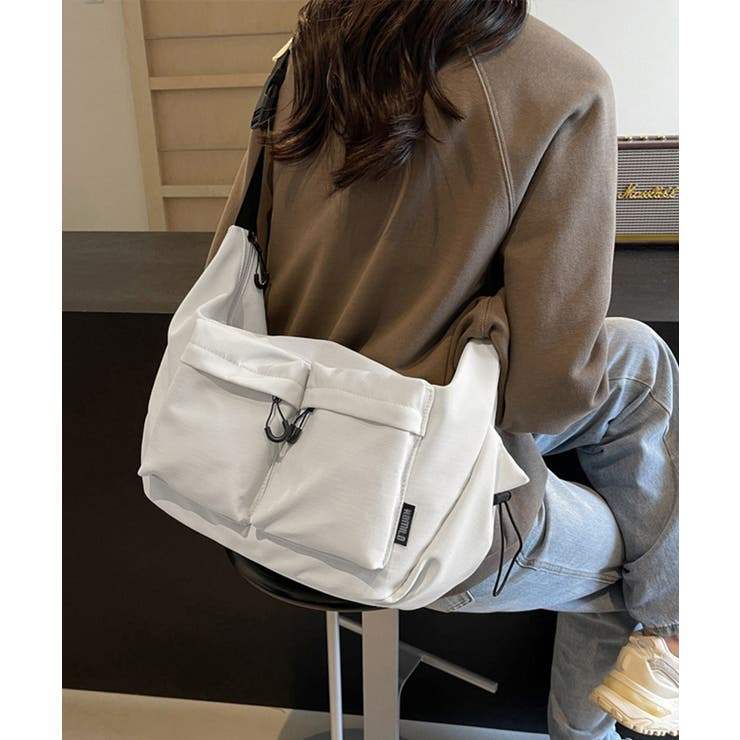 マルチポケットショルダーバッグナイロン鞄 | SUNSHINE CLOSET | 詳細画像9 