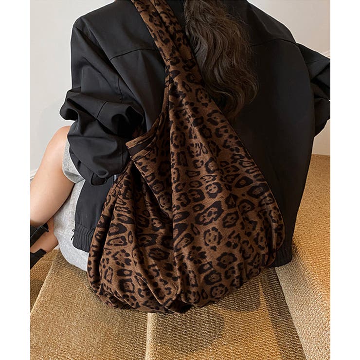 レオパードトートバッグ 大容量バッグ軽い | SUNSHINE CLOSET | 詳細画像2 