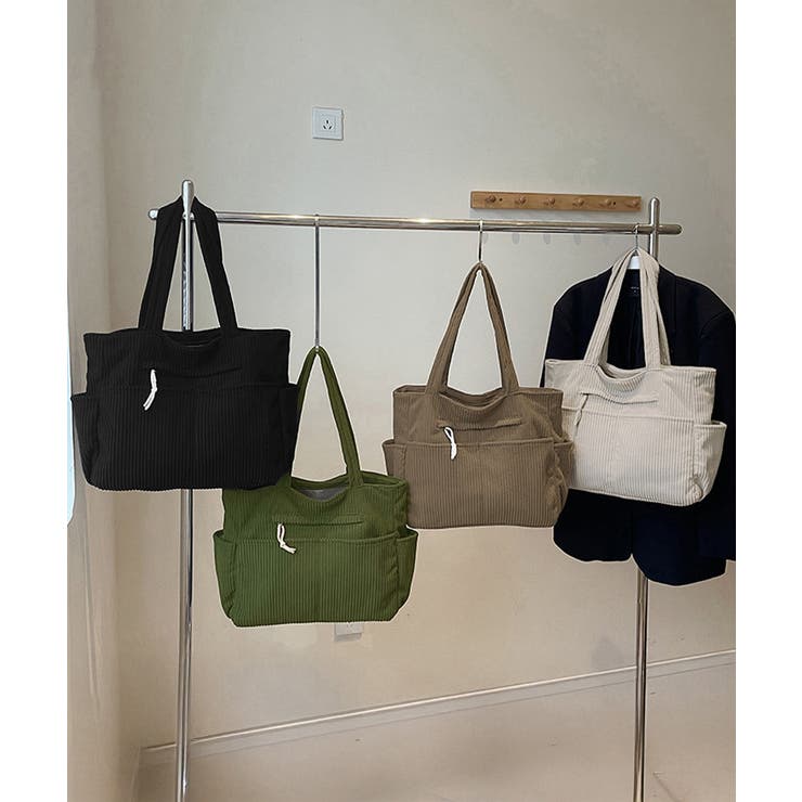 コーデュロイ トートバッグ 大容量カバン | SUNSHINE CLOSET | 詳細画像13 