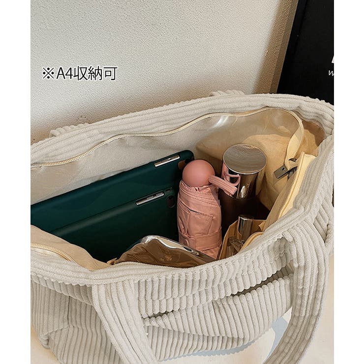 コーデュロイ トートバッグ 大容量カバン | SUNSHINE CLOSET | 詳細画像16 