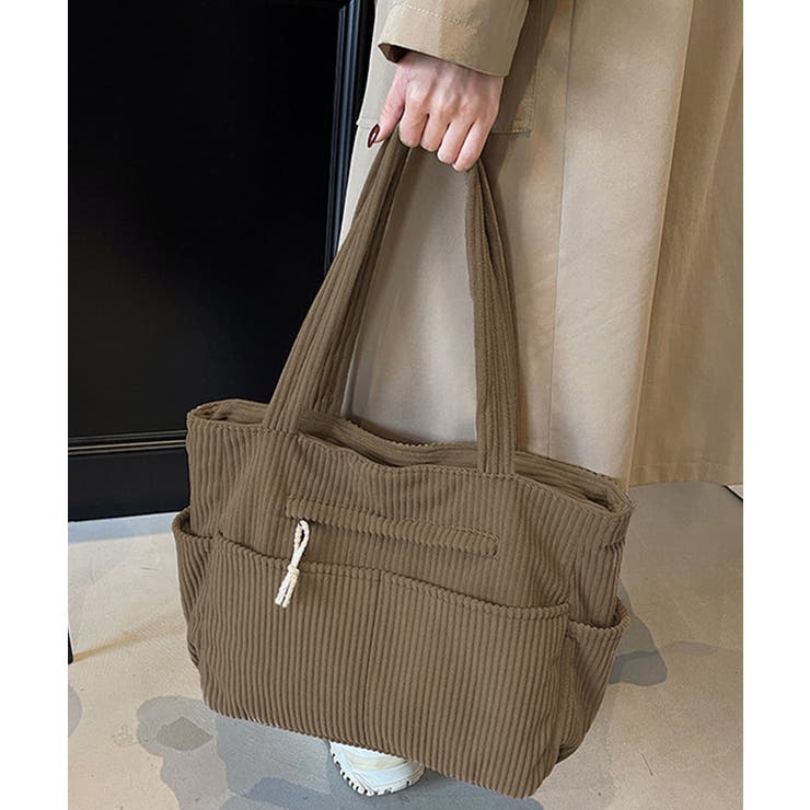 コーデュロイ トートバッグ 大容量カバン | SUNSHINE CLOSET | 詳細画像9 