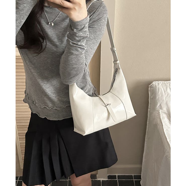 レディース おしゃれなフェイクレザー肩掛けバッグ 韓国風可愛い軽量斜めがけバッグ… | SUNSHINE CLOSET | 詳細画像1 