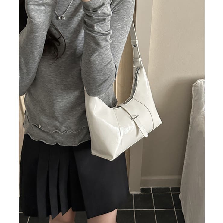 レディース おしゃれなフェイクレザー肩掛けバッグ 韓国風可愛い軽量斜めがけバッグ… | SUNSHINE CLOSET | 詳細画像9 