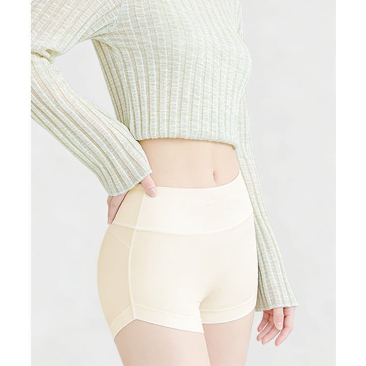 無縫製インナーパンツ透け防止 ノーステッチショーツ バックロゴ付きインナーウェア… | SUNSHINE CLOSET | 詳細画像3 