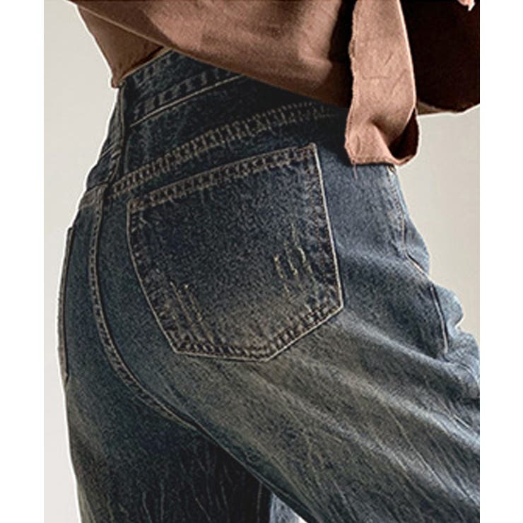 レトロ フレアデニムパンツ ローエッジ | SUNSHINE CLOSET | 詳細画像10 