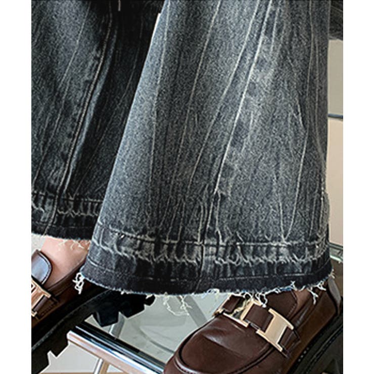 レトロ フレアデニムパンツ ローエッジ | SUNSHINE CLOSET | 詳細画像11 