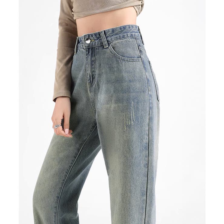 レトロ フレアデニムパンツ ローエッジ | SUNSHINE CLOSET | 詳細画像17 