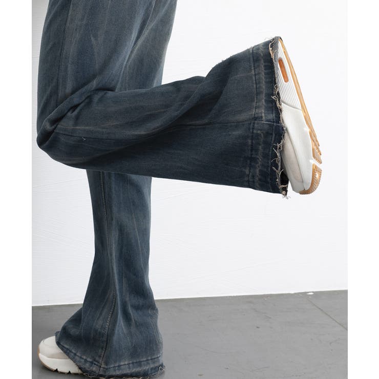 レトロ フレアデニムパンツ ローエッジ | SUNSHINE CLOSET | 詳細画像35 