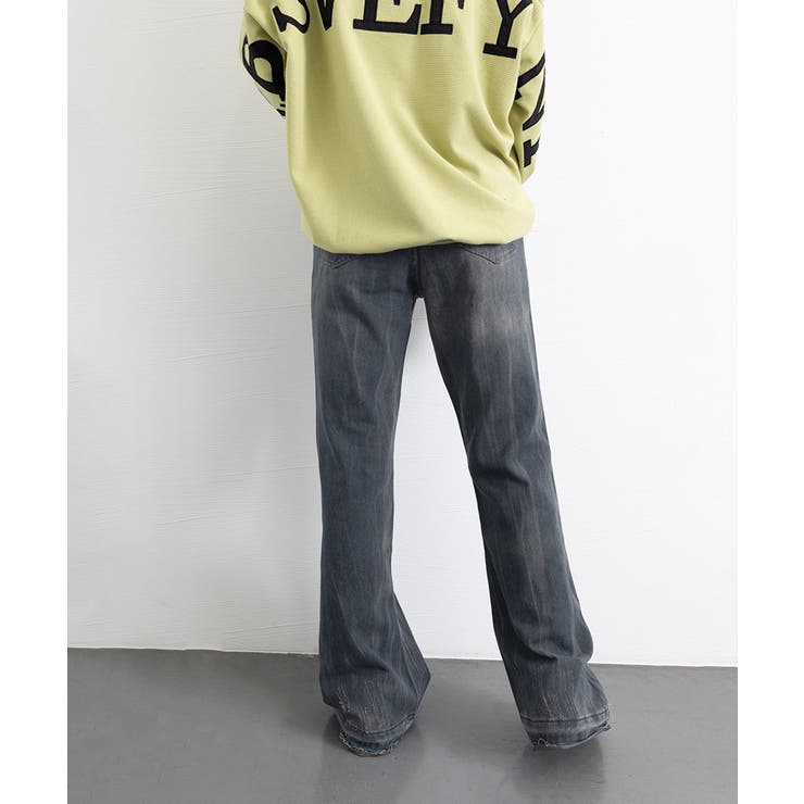 レトロ フレアデニムパンツ ローエッジ | SUNSHINE CLOSET | 詳細画像37 