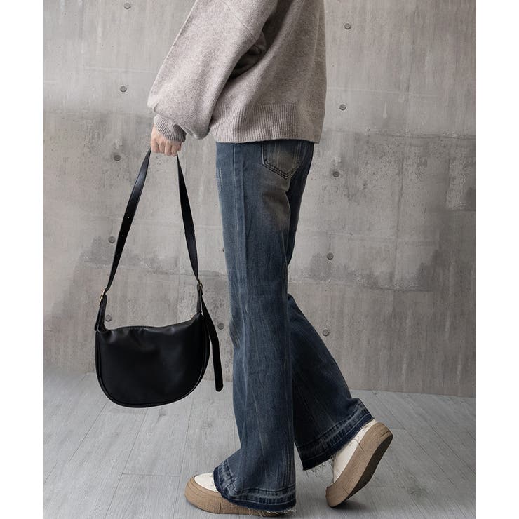 レトロ フレアデニムパンツ ローエッジ | SUNSHINE CLOSET | 詳細画像46 