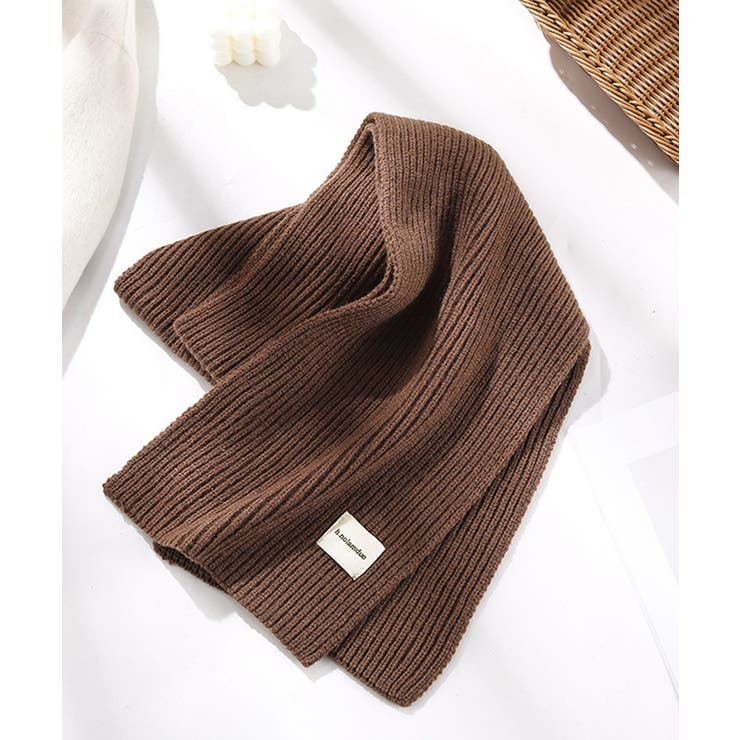 暖かいリブニットマフラー カシミアタッチ | SUNSHINE CLOSET | 詳細画像12 