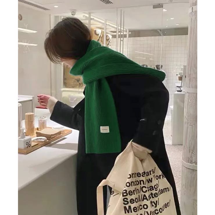 暖かいリブニットマフラー カシミアタッチ | SUNSHINE CLOSET | 詳細画像20 