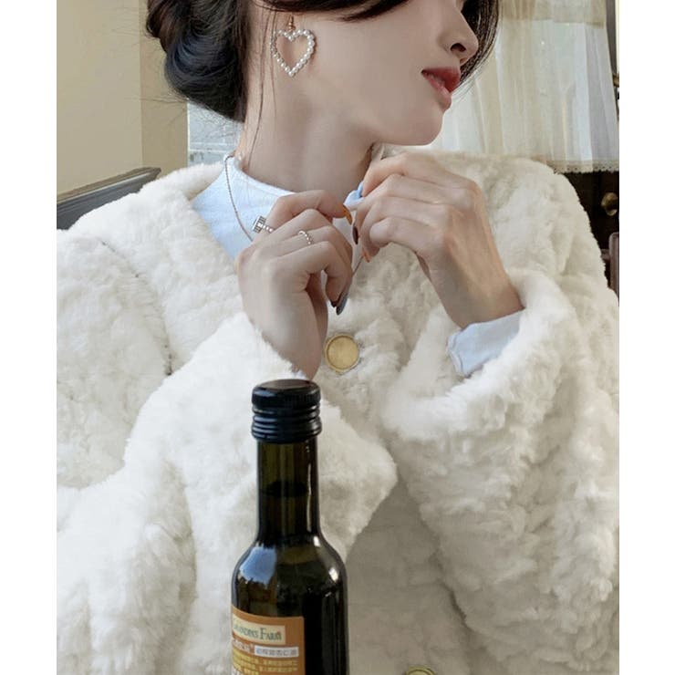 ボアジャケット もこもこアウター 韓国風 | SUNSHINE CLOSET | 詳細画像4 