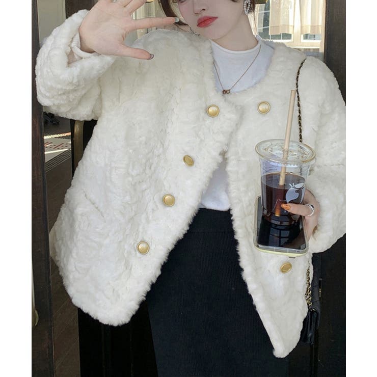 ボアジャケット もこもこアウター 韓国風 | SUNSHINE CLOSET | 詳細画像5 