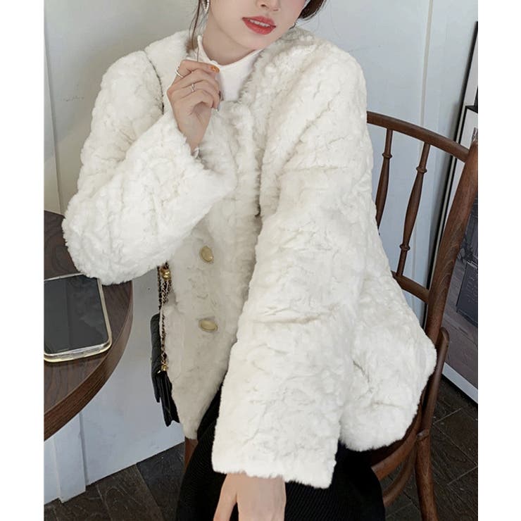 ボアジャケット もこもこアウター 韓国風 | SUNSHINE CLOSET | 詳細画像7 