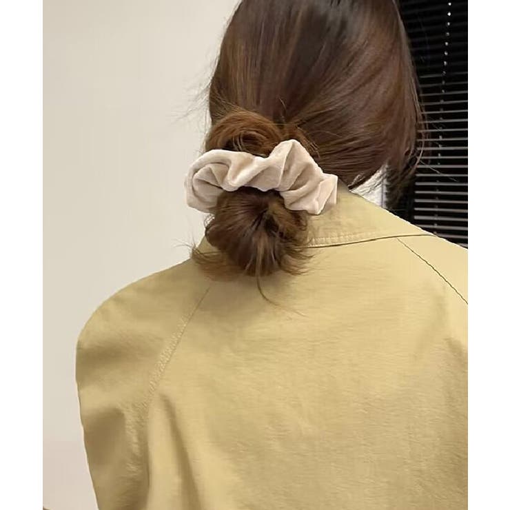 ベルベット質感髪留め 光沢感シュシュ柔らかい 簡単まとめ髪 | SUNSHINE CLOSET | 詳細画像10 