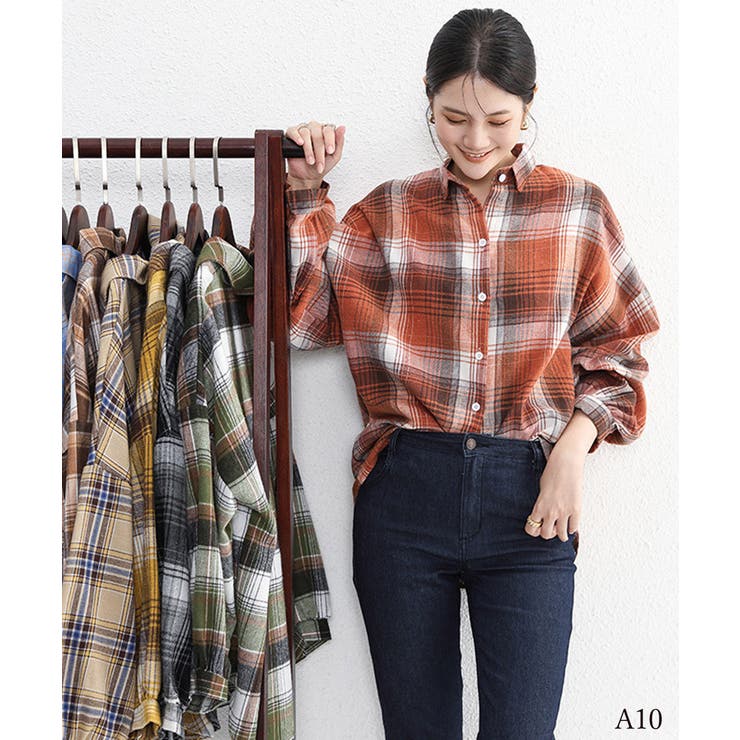 シャツ ブラウス チェック柄シャツ 長袖 | SUNSHINE CLOSET | 詳細画像12 