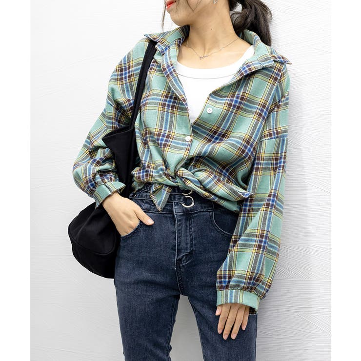 シャツ ブラウス チェック柄シャツ 長袖 | SUNSHINE CLOSET | 詳細画像15 
