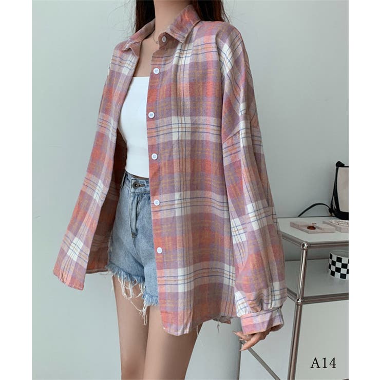 シャツ ブラウス チェック柄シャツ 長袖 | SUNSHINE CLOSET | 詳細画像6 