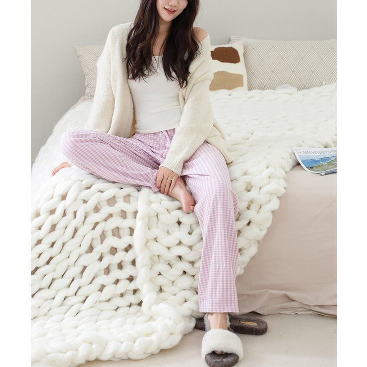 ギンガムチェック ルームパンツ表裏微起毛 | SUNSHINE CLOSET | 詳細画像23 