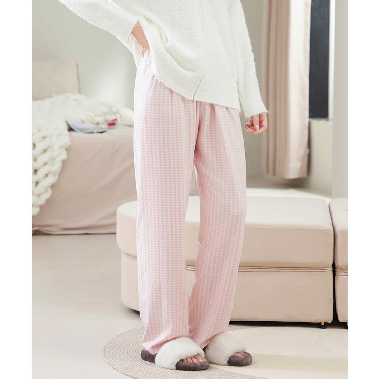 ギンガムチェック ルームパンツ表裏微起毛 | SUNSHINE CLOSET | 詳細画像25 