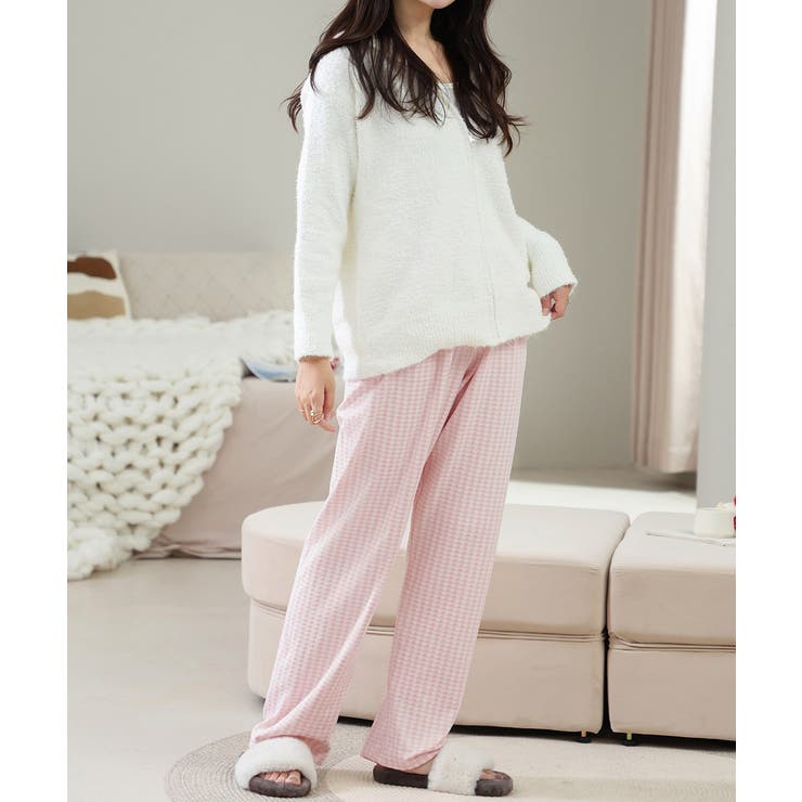 ギンガムチェック ルームパンツ表裏微起毛 | SUNSHINE CLOSET | 詳細画像26 