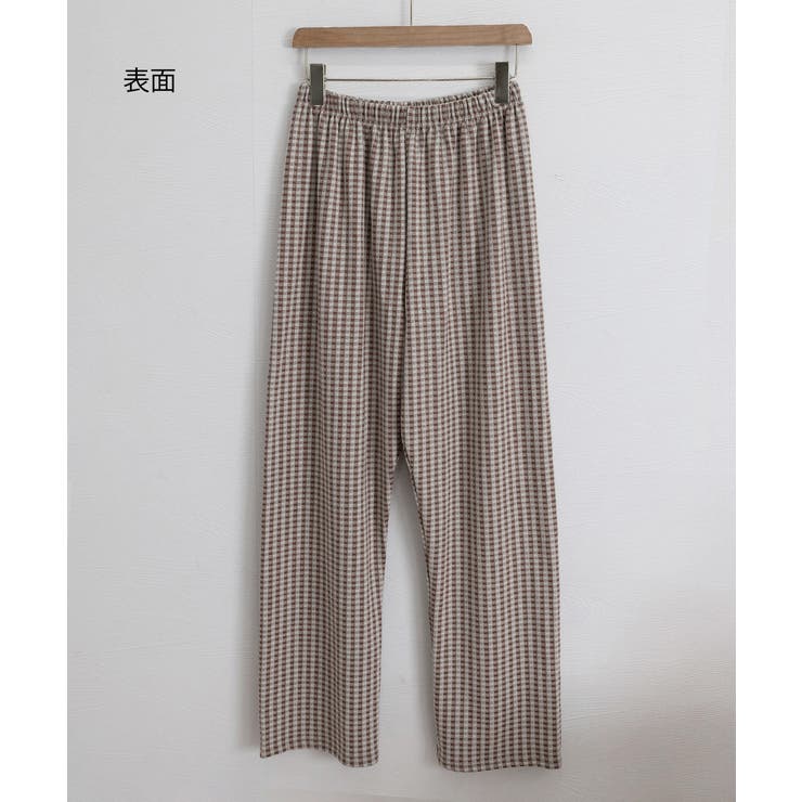 ギンガムチェック ルームパンツ表裏微起毛 | SUNSHINE CLOSET | 詳細画像30 