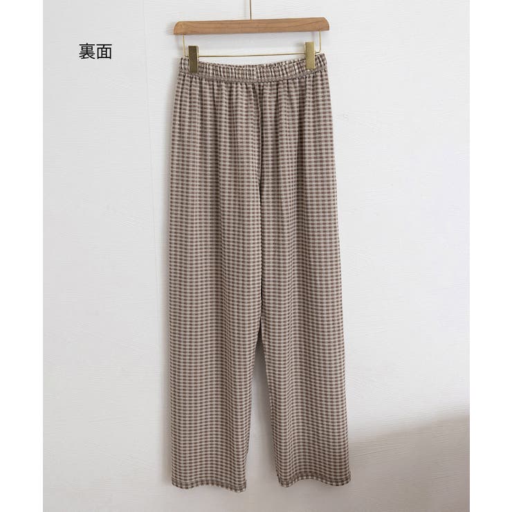 ギンガムチェック ルームパンツ表裏微起毛 | SUNSHINE CLOSET | 詳細画像31 