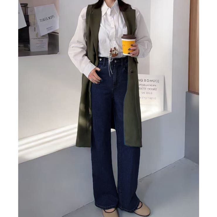 レディースデニムパンツウエストボタン調節 | SUNSHINE CLOSET | 詳細画像4 