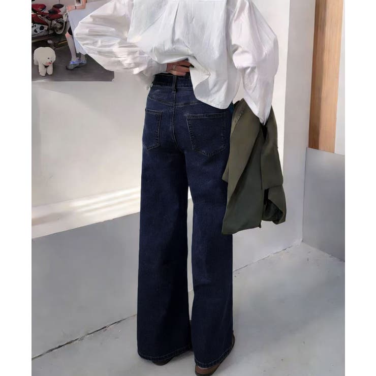 レディースデニムパンツウエストボタン調節 | SUNSHINE CLOSET | 詳細画像6 