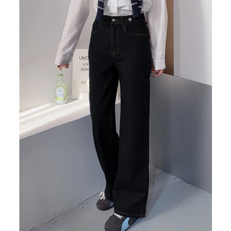 レディースデニムパンツウエストボタン調節 | SUNSHINE CLOSET | 詳細画像8 