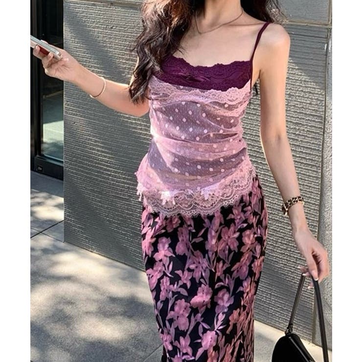 レディース カップ付きインナー 透け感チュール畳み着 | SUNSHINE CLOSET | 詳細画像14 