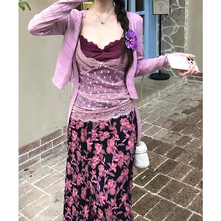 レディース カップ付きインナー 透け感チュール畳み着 | SUNSHINE CLOSET | 詳細画像16 