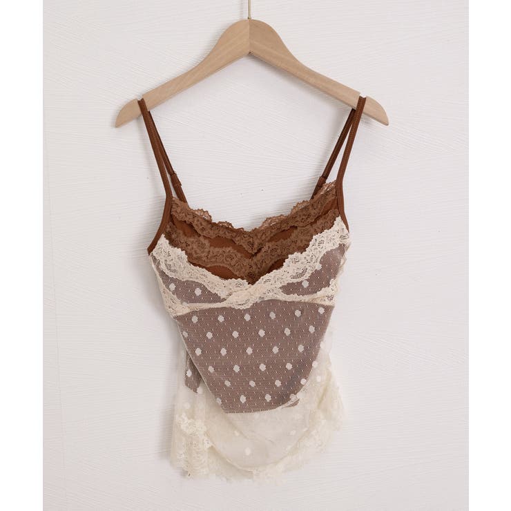 レディース カップ付きインナー 透け感チュール畳み着 | SUNSHINE CLOSET | 詳細画像25 