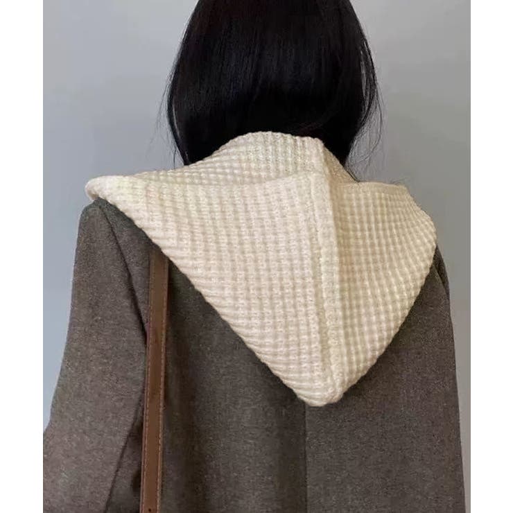 フード付きニットマフラー韓国風バラクラバ | SUNSHINE CLOSET | 詳細画像6 