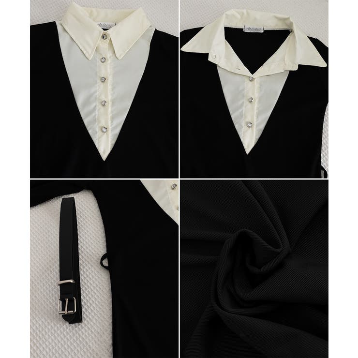 ドッキングワンピース セクシーミニワンピ | SUNSHINE CLOSET | 詳細画像19 