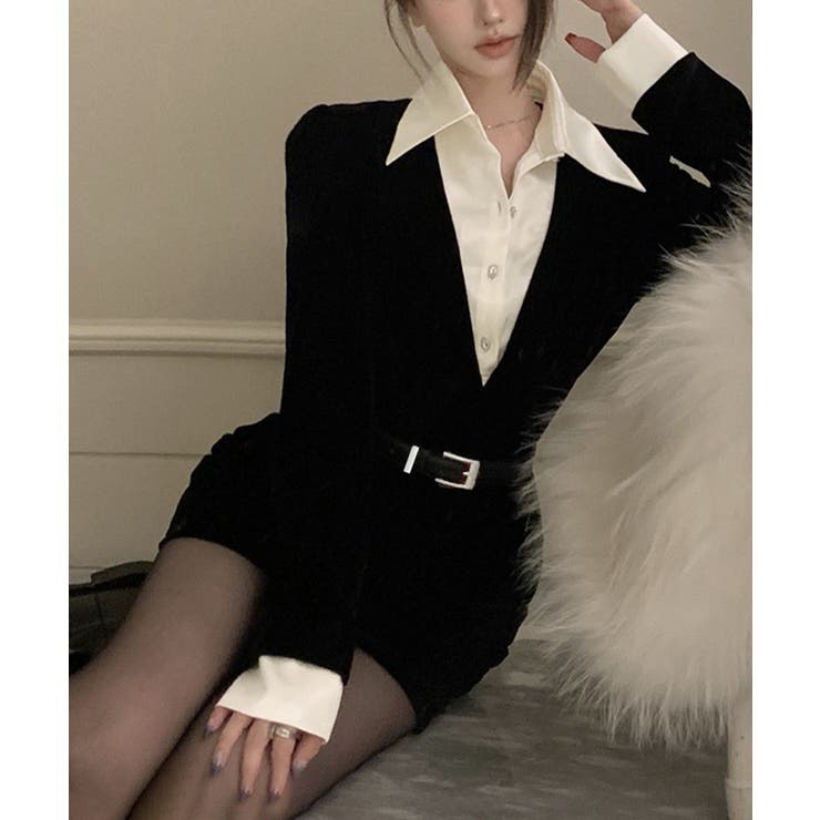 ドッキングワンピース セクシーミニワンピ | SUNSHINE CLOSET | 詳細画像9 