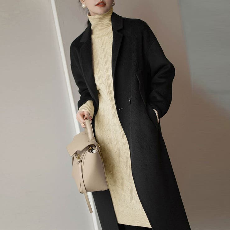 ケーブル編みニットワンピース 韓国 秋冬 | SUNSHINE CLOSET | 詳細画像8 