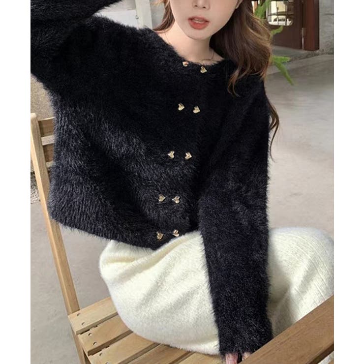 ミンクタッチカーディガン モヘアセーター | SUNSHINE CLOSET | 詳細画像6 