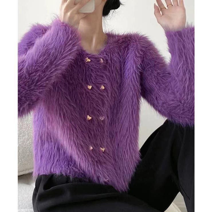 ミンクタッチカーディガン モヘアセーター | SUNSHINE CLOSET | 詳細画像8 