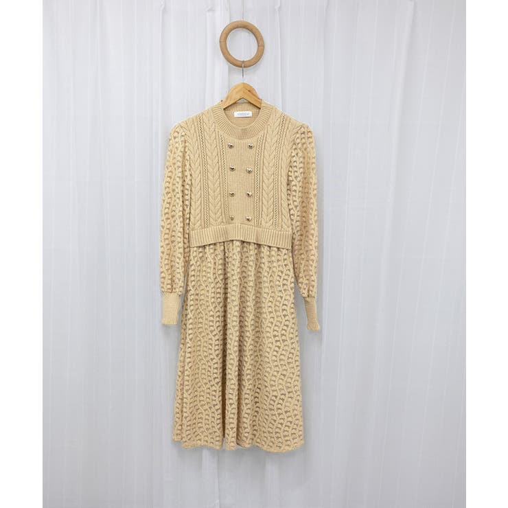 ニットワンピース ランタンスリーブ 上品 | SUNSHINE CLOSET | 詳細画像12 