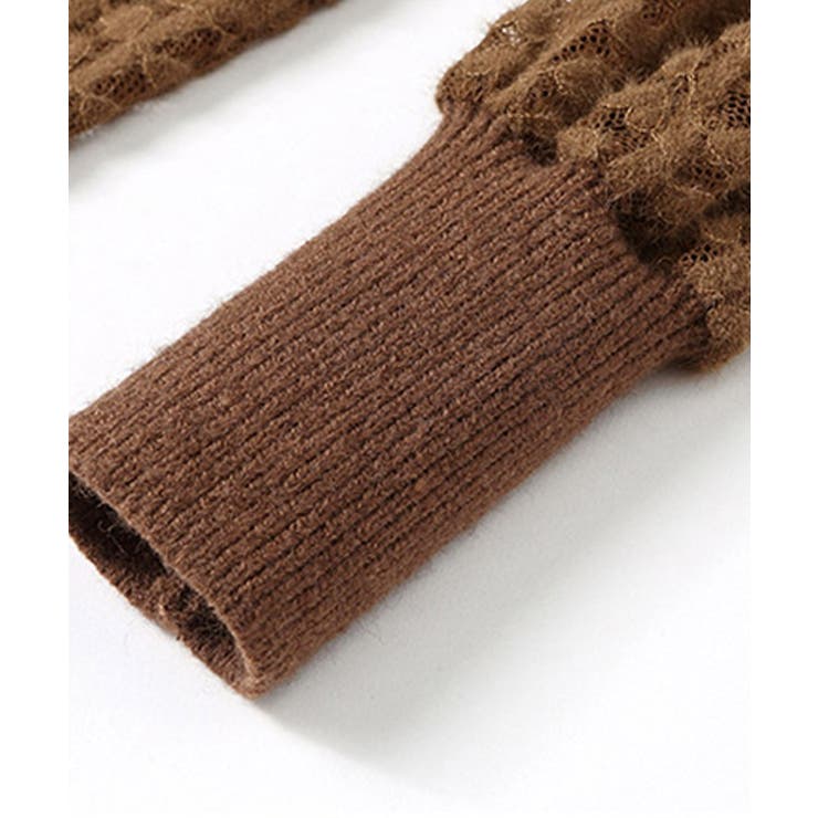 ニットワンピース ランタンスリーブ 上品 | SUNSHINE CLOSET | 詳細画像17 