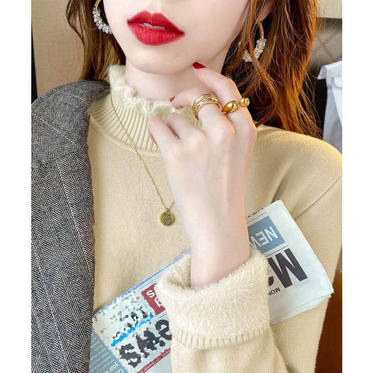 裏起毛 メロウニットトップス ハイネック | SUNSHINE CLOSET | 詳細画像7 