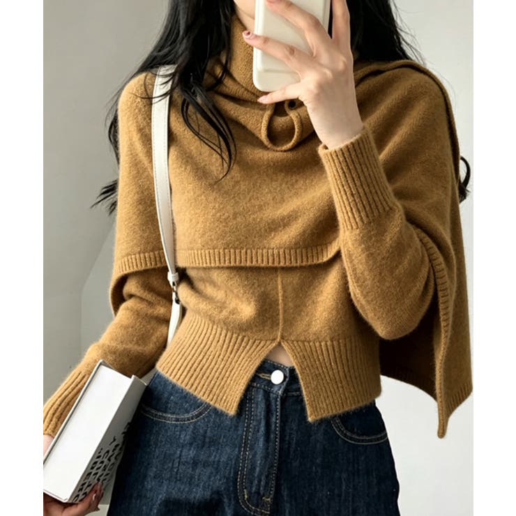 レディース 裾スリットニット 大人きれいめセーター | SUNSHINE CLOSET | 詳細画像1 