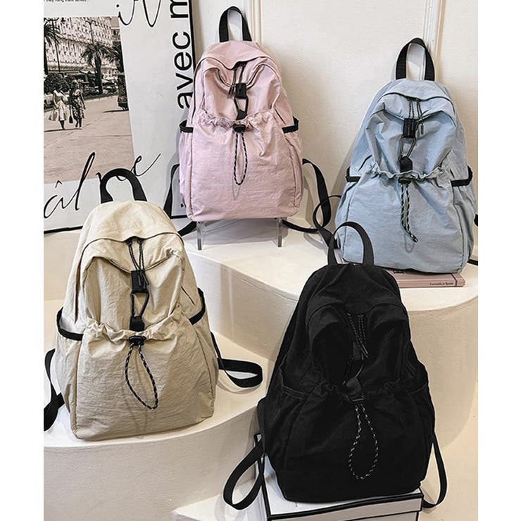 ドロストポケットリュック 軽量デイパック | SUNSHINE CLOSET | 詳細画像19 