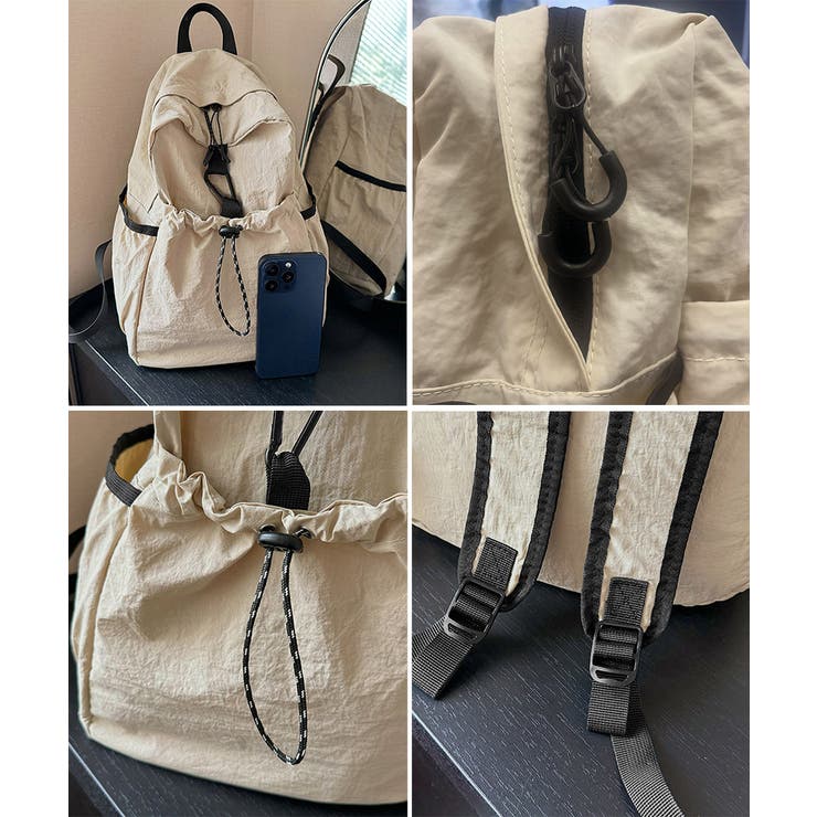 ドロストポケットリュック 軽量デイパック | SUNSHINE CLOSET | 詳細画像25 