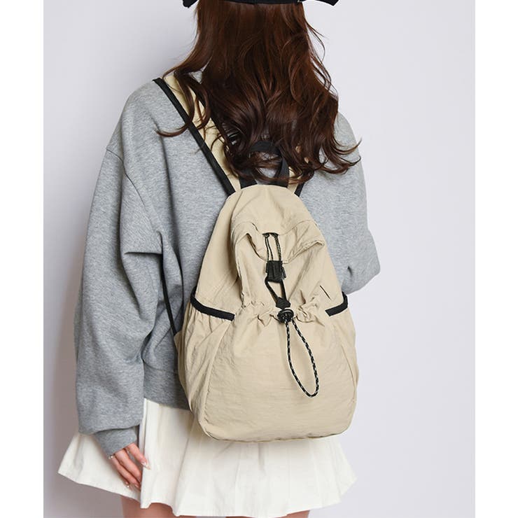 ドロストポケットリュック 軽量デイパック | SUNSHINE CLOSET | 詳細画像6 