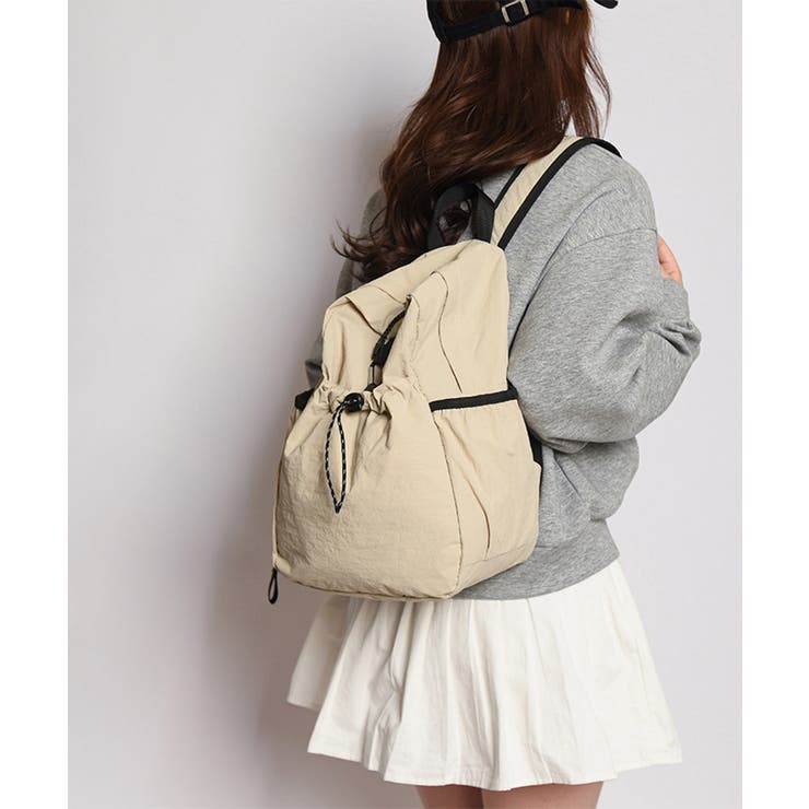 ドロストポケットリュック 軽量デイパック | SUNSHINE CLOSET | 詳細画像7 